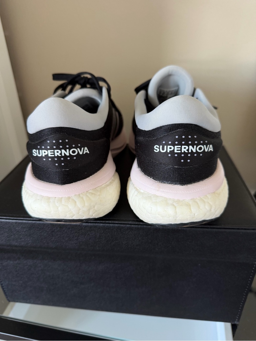 adidas Supernova 2 Women's Running Shoes Black Pink GW9098 US Size 10 - Picture 2 of 11